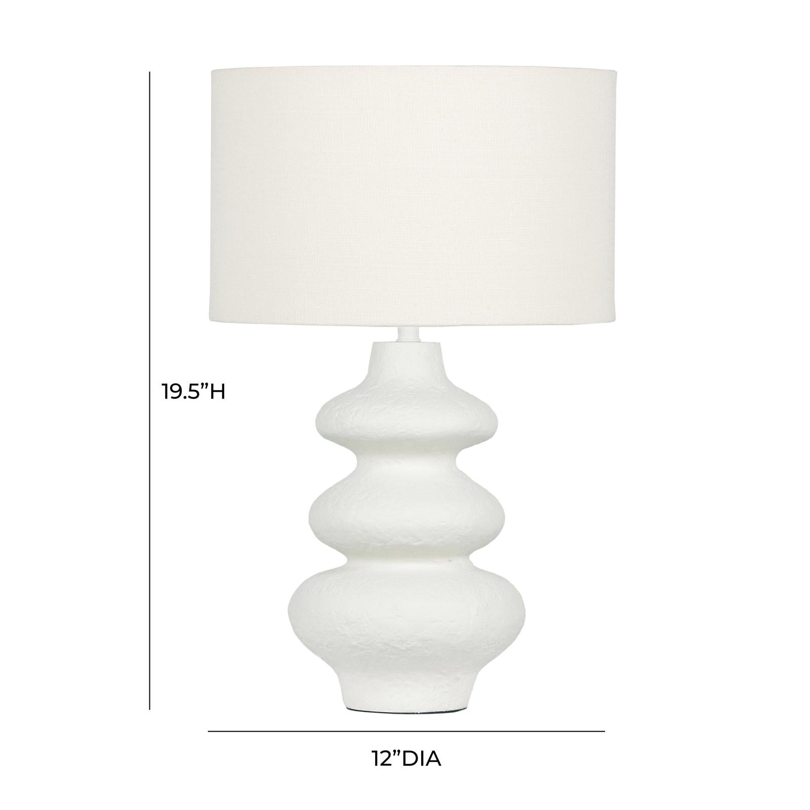 TOV Furniture Riviera Textured Table Lamp