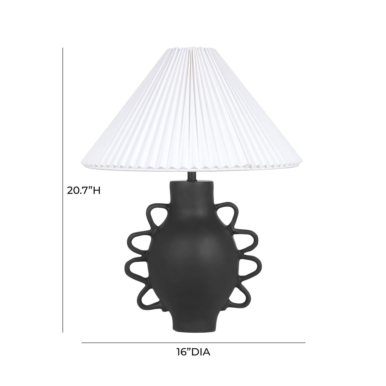 TOV Furniture Hazza Pleated Table Lamp