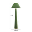 TOV Furniture Graham Velvet Floor Lamp