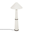 TOV Furniture Faith White Boucle Floor Lamp