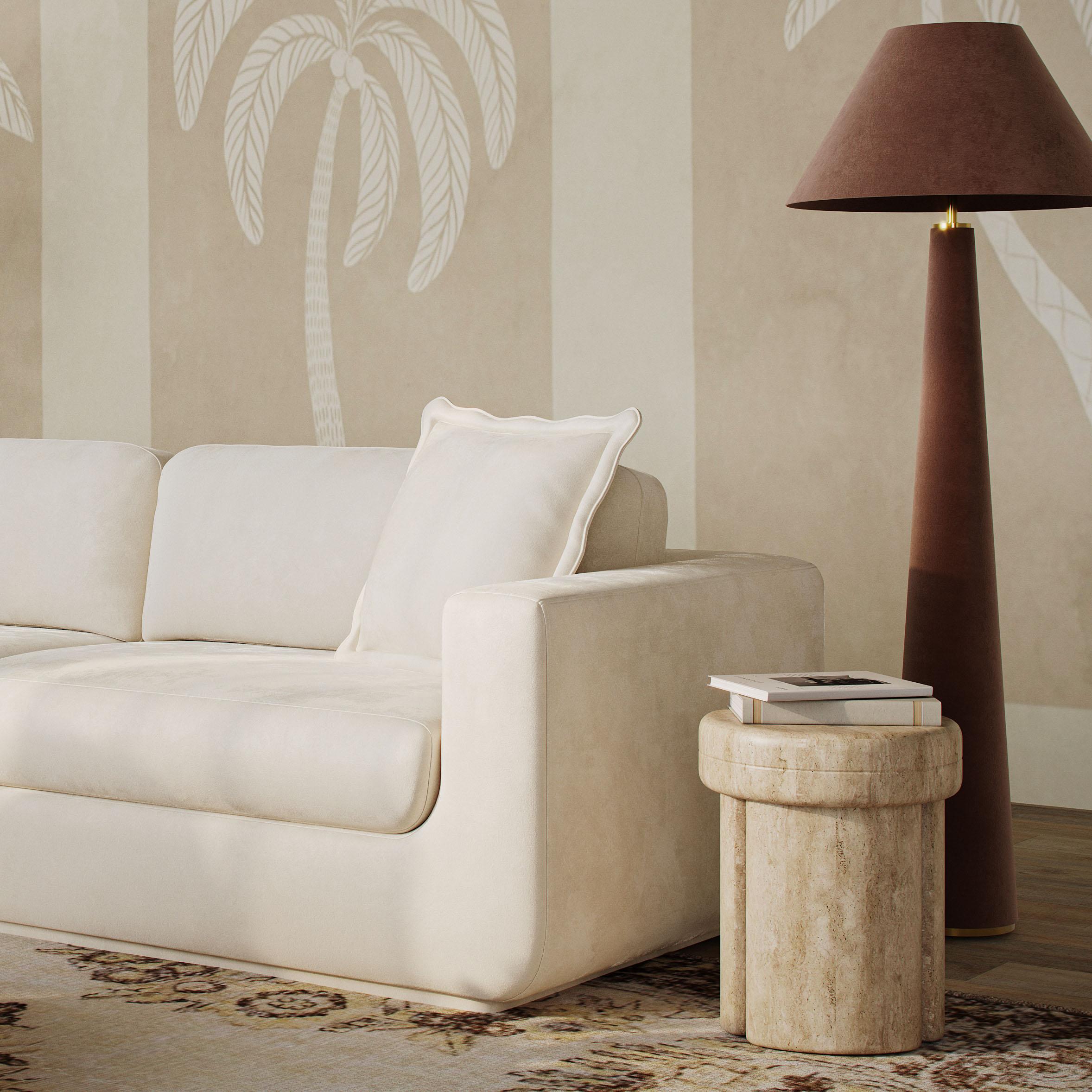TOV Furniture Graham Velvet Floor Lamp