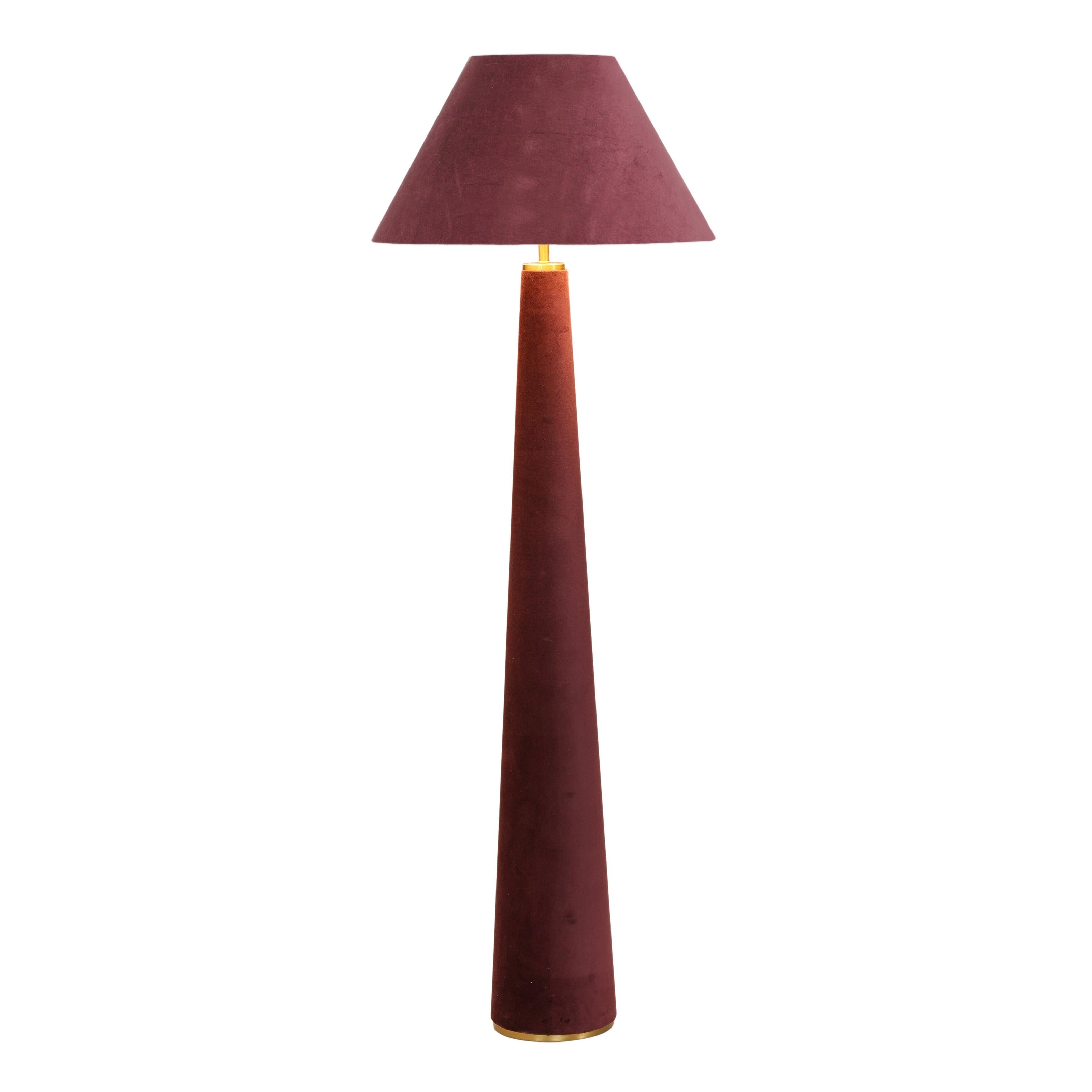 TOV Furniture Graham Velvet Floor Lamp