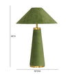 TOV Furniture Graham Velvet Table Lamp