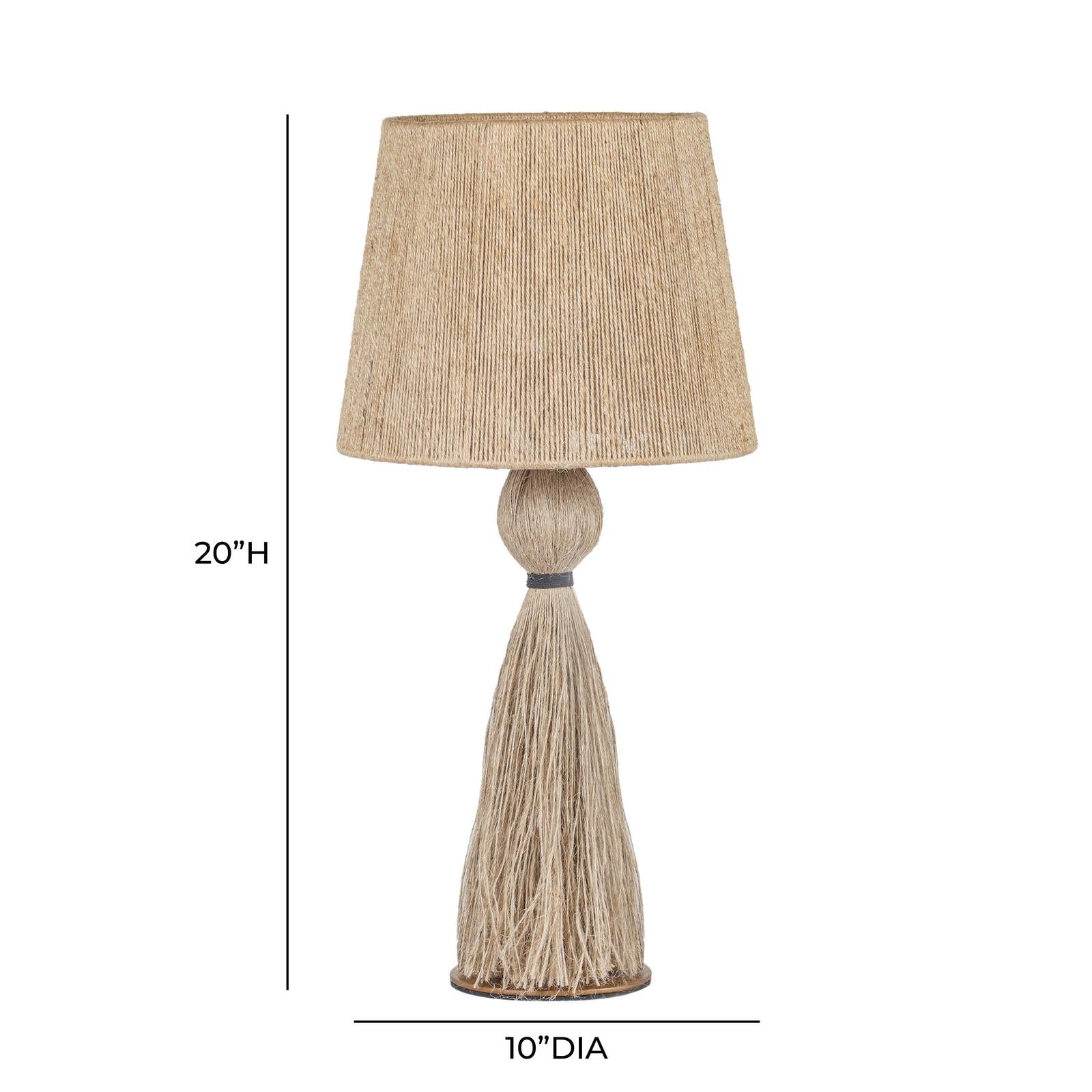 TOV Furniture Samba Natural Jute Table Lamp