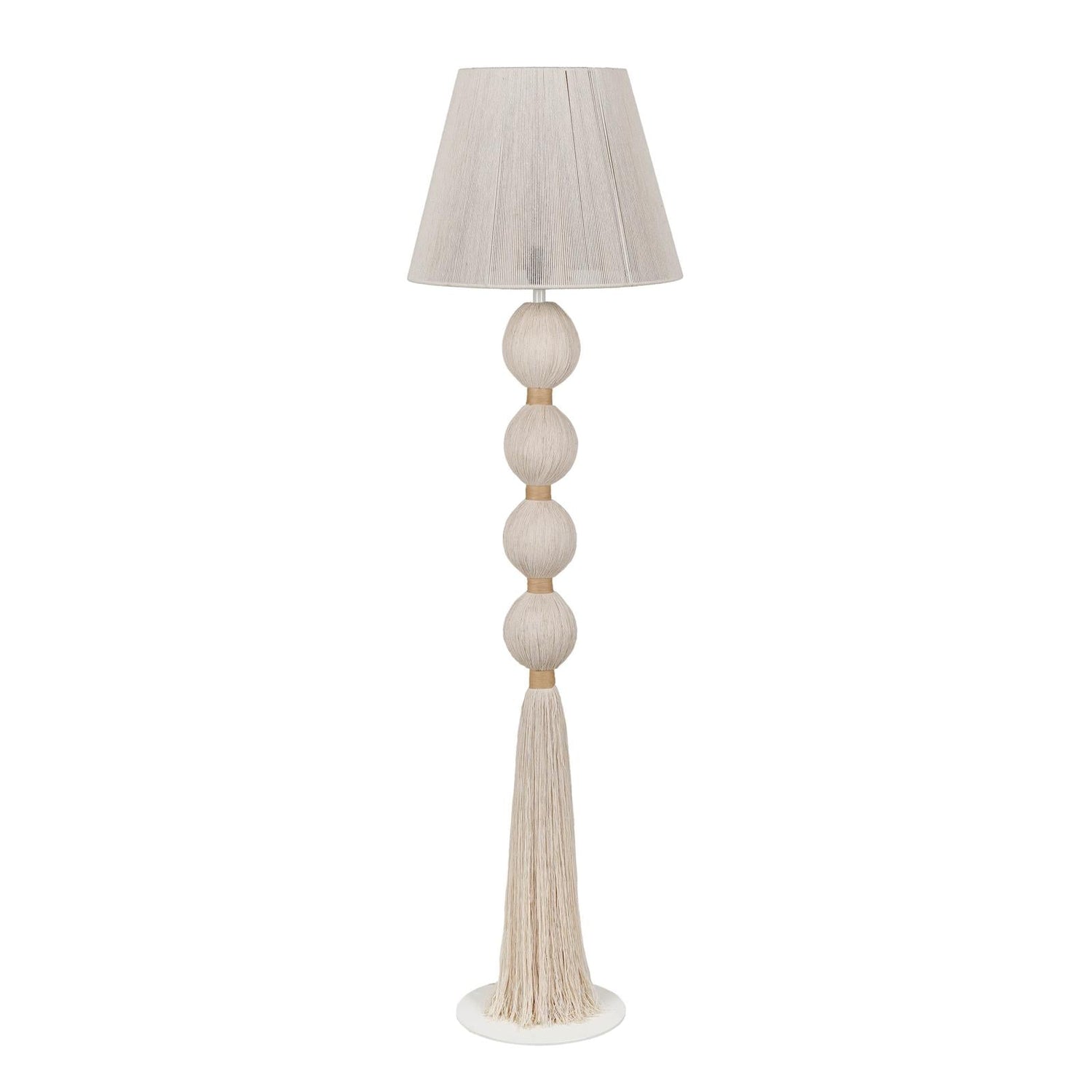 TOV Furniture Samba White Cotton Floor Lamp