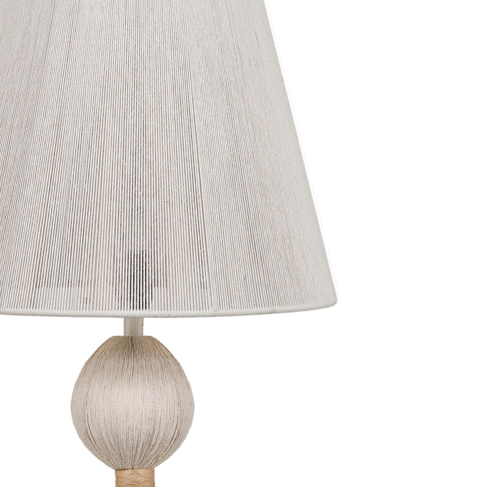 TOV Furniture Samba White Cotton Floor Lamp