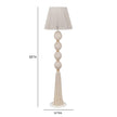 TOV Furniture Samba White Cotton Floor Lamp
