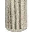 TOV Furniture Tapered Natural Chenille Fiber Floor Lamp