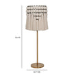 TOV Furniture Tutu Cream Cotton Tasseled Floor Lamp
