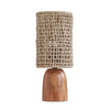 TOV Furniture Kombu Natural Raffia and Wood Small Table Lamp