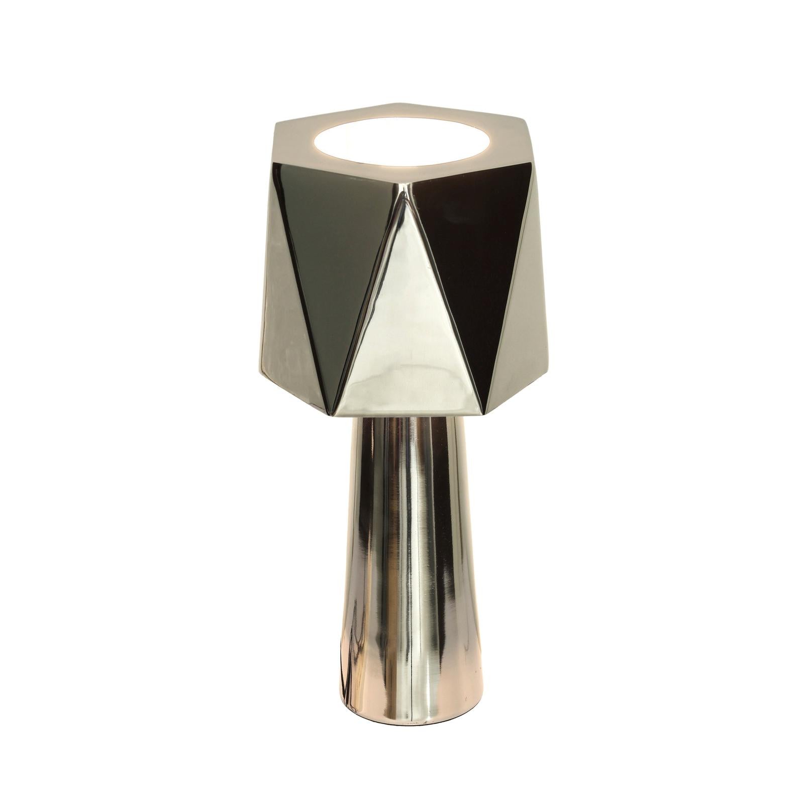 TOV Furniture Polished Nickel Table Lamp