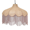 TOV Furniture Buchanan Jute Fringed Scalloped Pendant Light