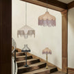 TOV Furniture Buchanan Jute Fringed Scalloped Table Lamp