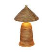 TOV Furniture Coco Natural Coconut Fiber Pointed Table Lamp