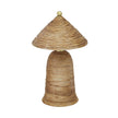 TOV Furniture Coco Natural Coconut Fiber Pointed Table Lamp