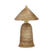 TOV Furniture Coco Natural Coconut Fiber Pointed Table Lamp