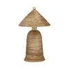 TOV Furniture Coco Natural Coconut Fiber Pointed Table Lamp