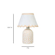 TOV Furniture Blum Scalloped Cotton Mache Table Lamp