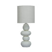 TOV Furniture Pebble Cream Papier Mache Table Lamp