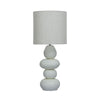 TOV Furniture Pebble Cream Papier Mache Table Lamp