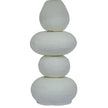 TOV Furniture Pebble Cream Papier Mache Table Lamp