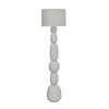 TOV Furniture Pebble Cream Papier Mache Floor Lamp