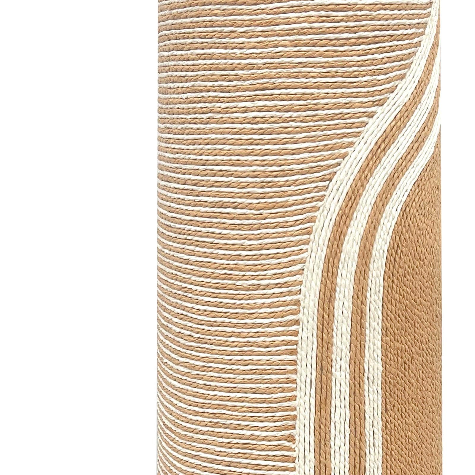 TOV Furniture Harlee Natural Woven Floor Lamp