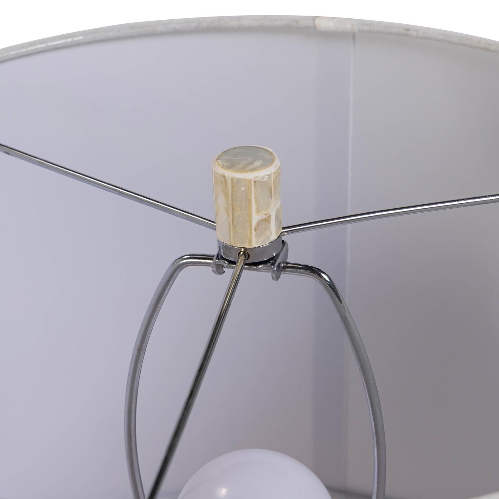 TOV Furniture Lassy Pink Ribbon Capiz Shell Table Lamp
