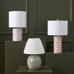 TOV Furniture Lassy Pink Ribbon Capiz Shell Table Lamp