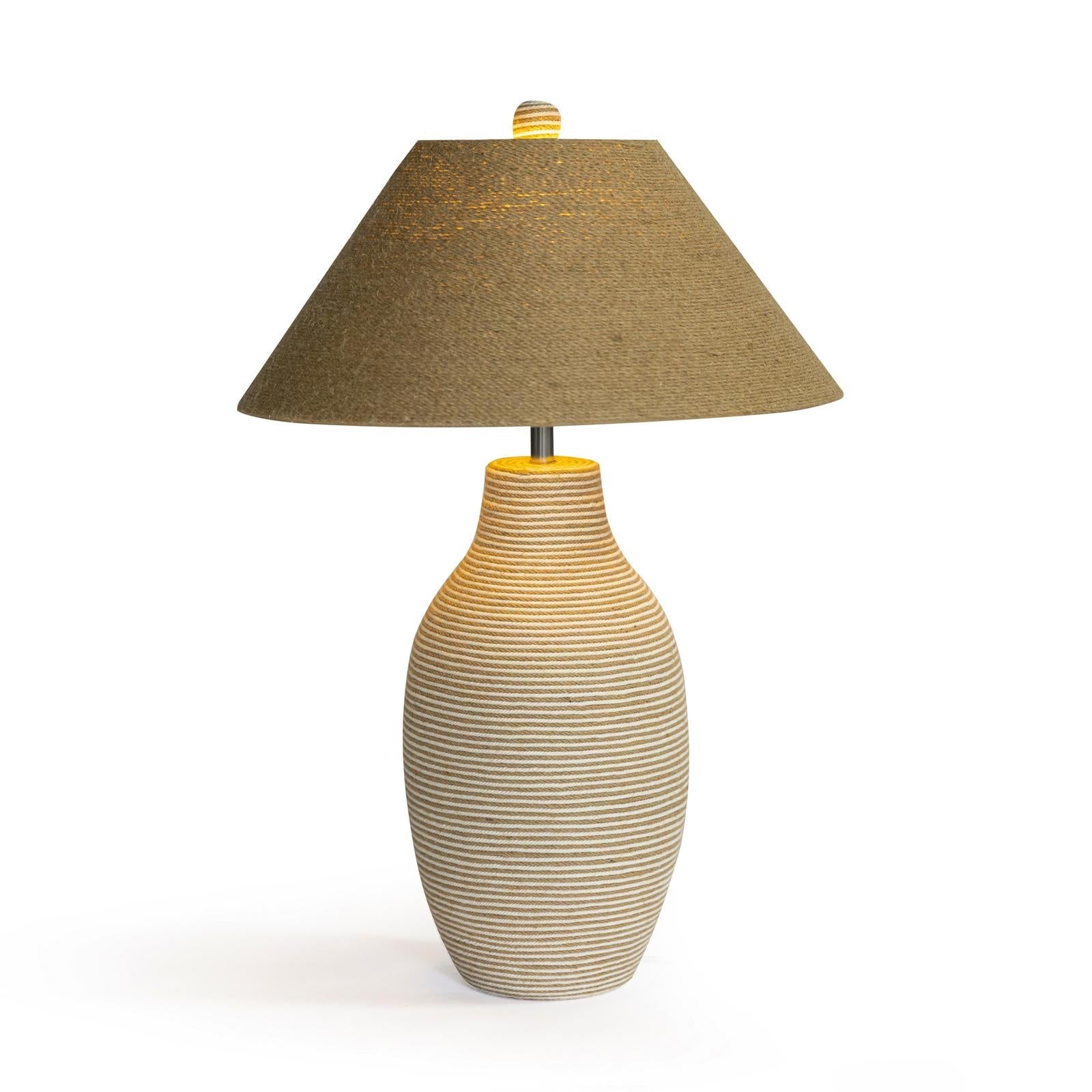 TOV Furniture Tanga Natural Jute and Cotton Table Lamp