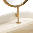 TOV Furniture Penelope Vegan Leather Wrapped Vanity Desk