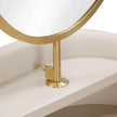 TOV Furniture Penelope Vegan Leather Wrapped Vanity Desk