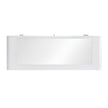 TOV Furniture Hollywood White Desk with Vanity Mirror
