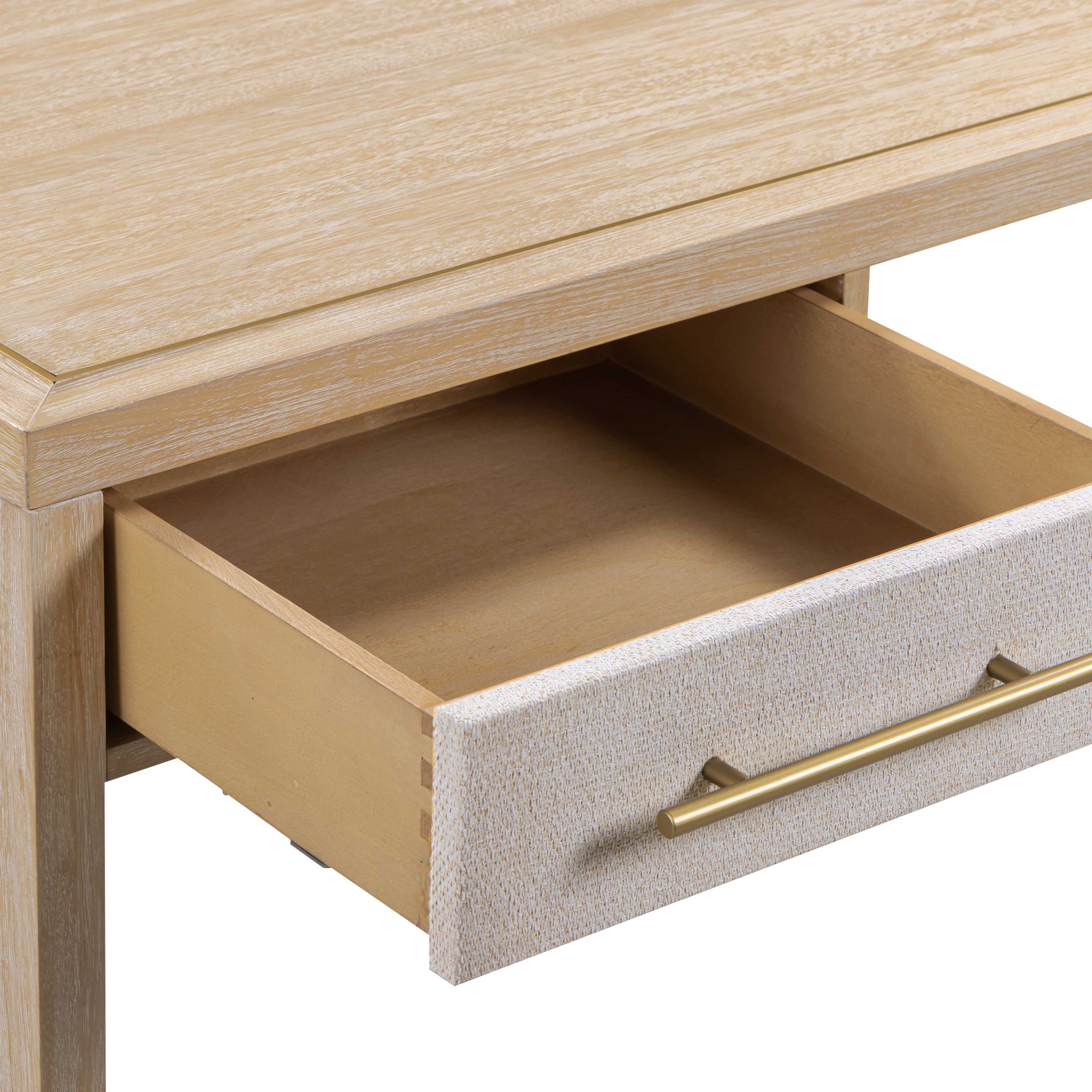 TOV Furniture Hera 62'' Natural Washed Executive Desk