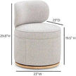 TOV Furniture Amaya Swivel Desk Chair