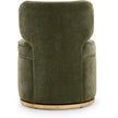 TOV Furniture Amaya Green Upcycled Contract-Grade Chenille Swivel Desk Chair