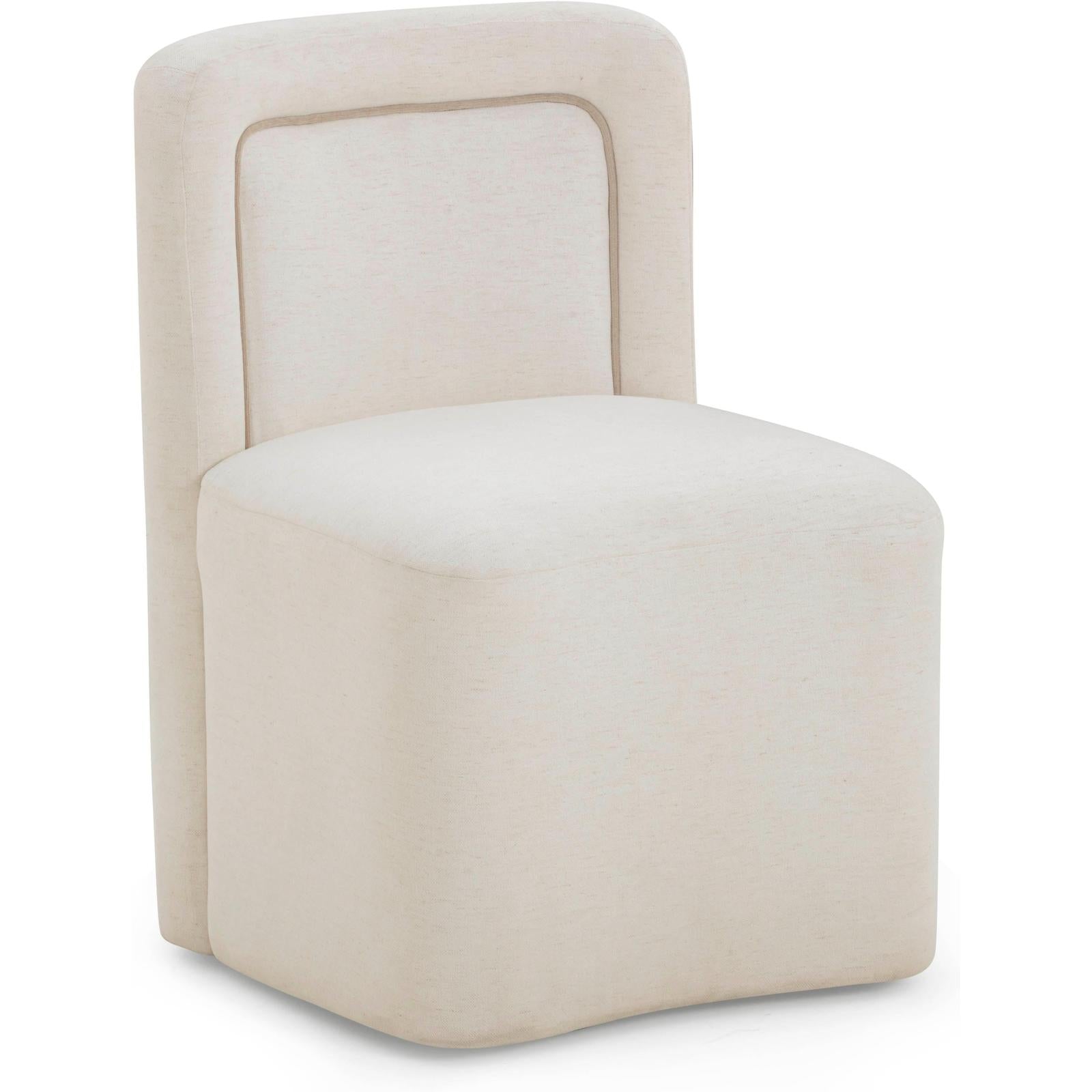 TOV Furniture Dolce Performance Velvet Rolling Desk Chair