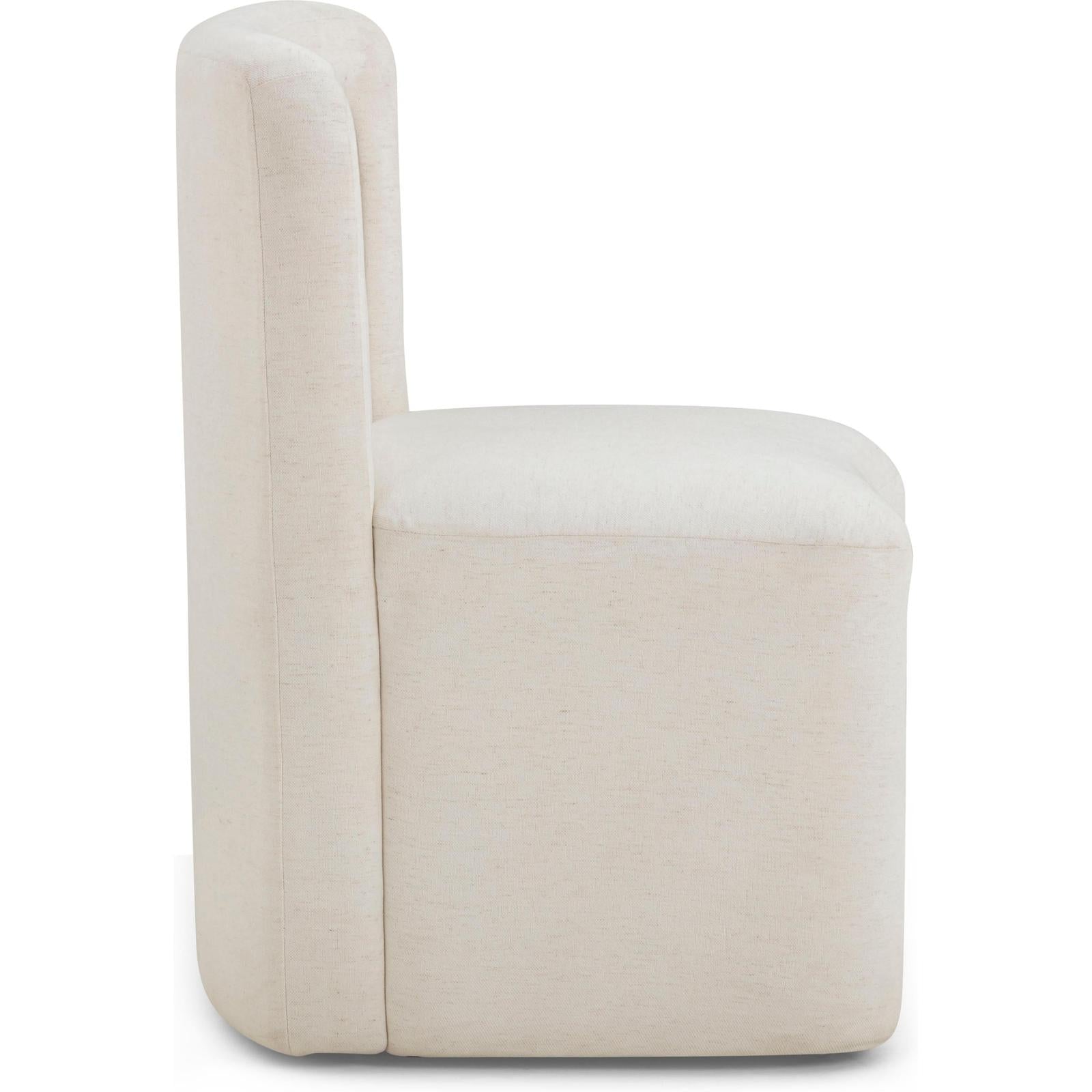 TOV Furniture Dolce Performance Velvet Rolling Desk Chair