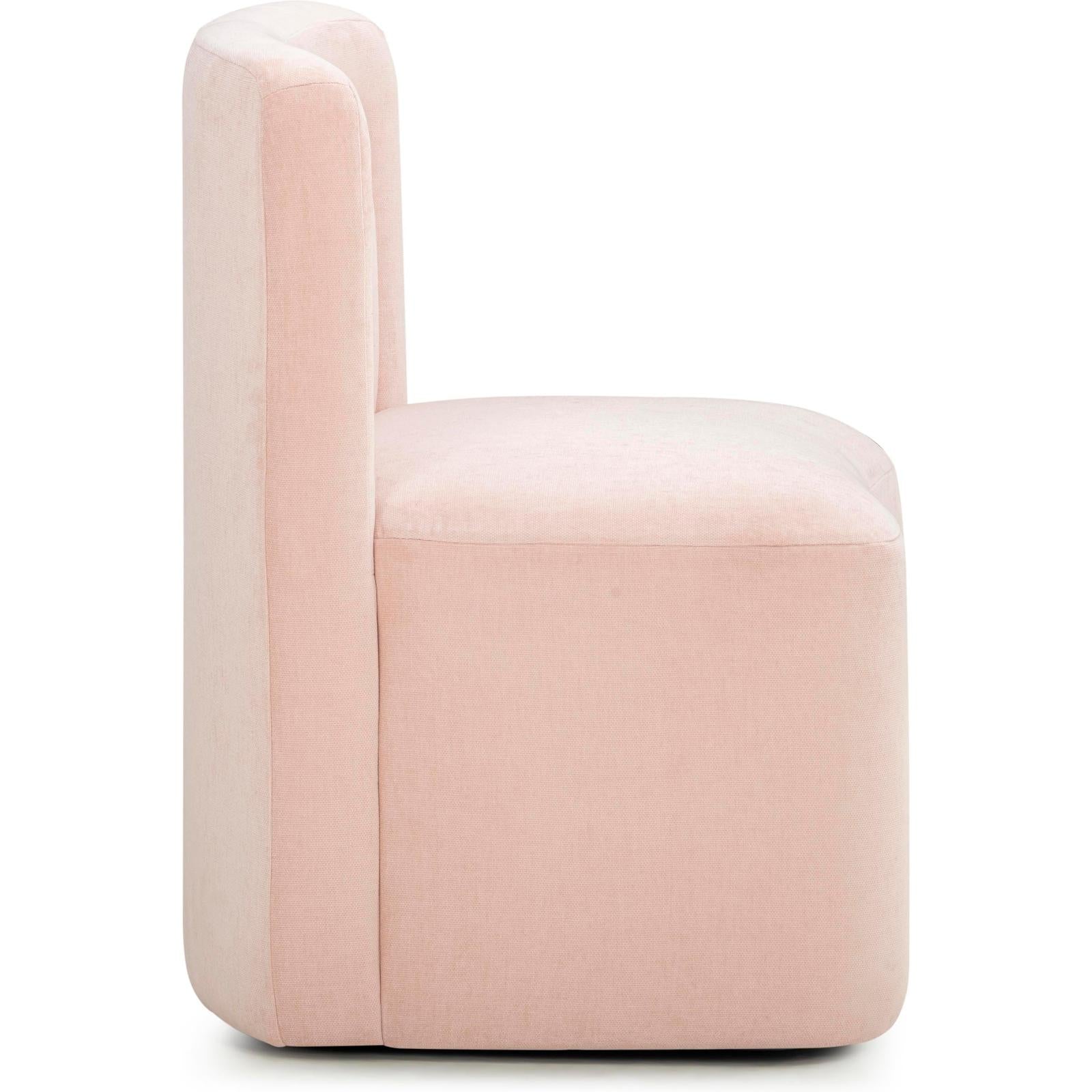 TOV Furniture Dolce Performance Velvet Rolling Desk Chair