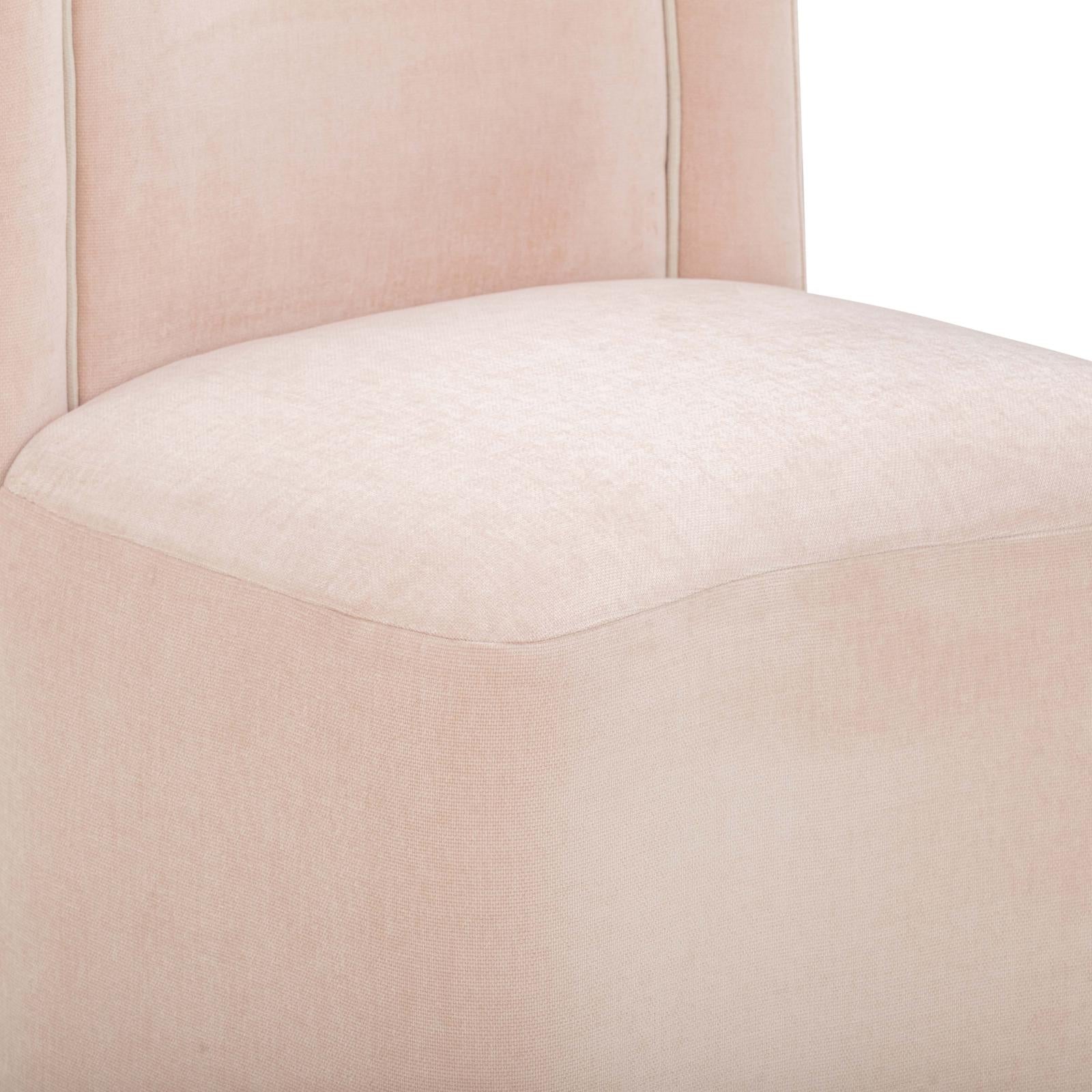TOV Furniture Dolce Performance Velvet Rolling Desk Chair