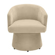 TOV Furniture Kristen Upcycled Chenille Rolling Desk Chair