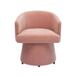 TOV Furniture Kristen Upcycled Chenille Rolling Desk Chair