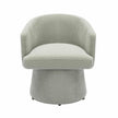 TOV Furniture Kristen Upcycled Chenille Rolling Desk Chair