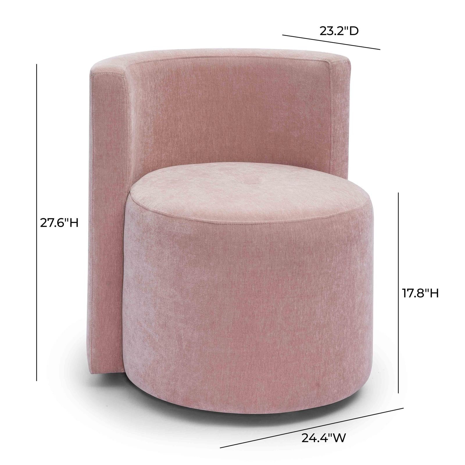 TOV Furniture Alyssa Rolling Desk Chair