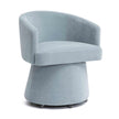 TOV Furniture Kristen Upcycled Chenille Rolling Desk Chair