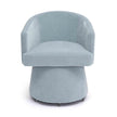 TOV Furniture Kristen Upcycled Chenille Rolling Desk Chair