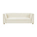 TOV Furniture Wafa Cream Velvet Sofa