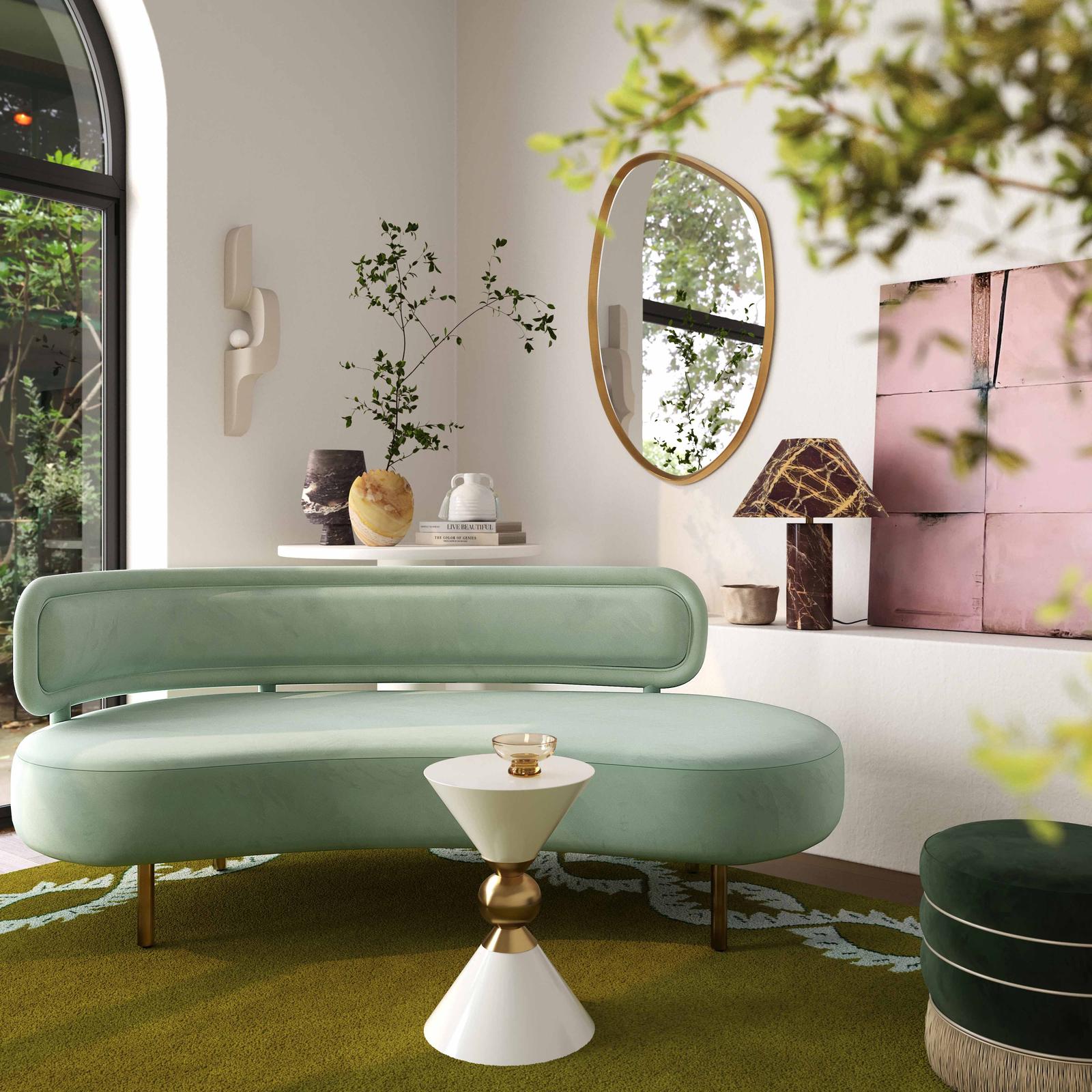 TOV Furniture Tischa Velvet Sofa
