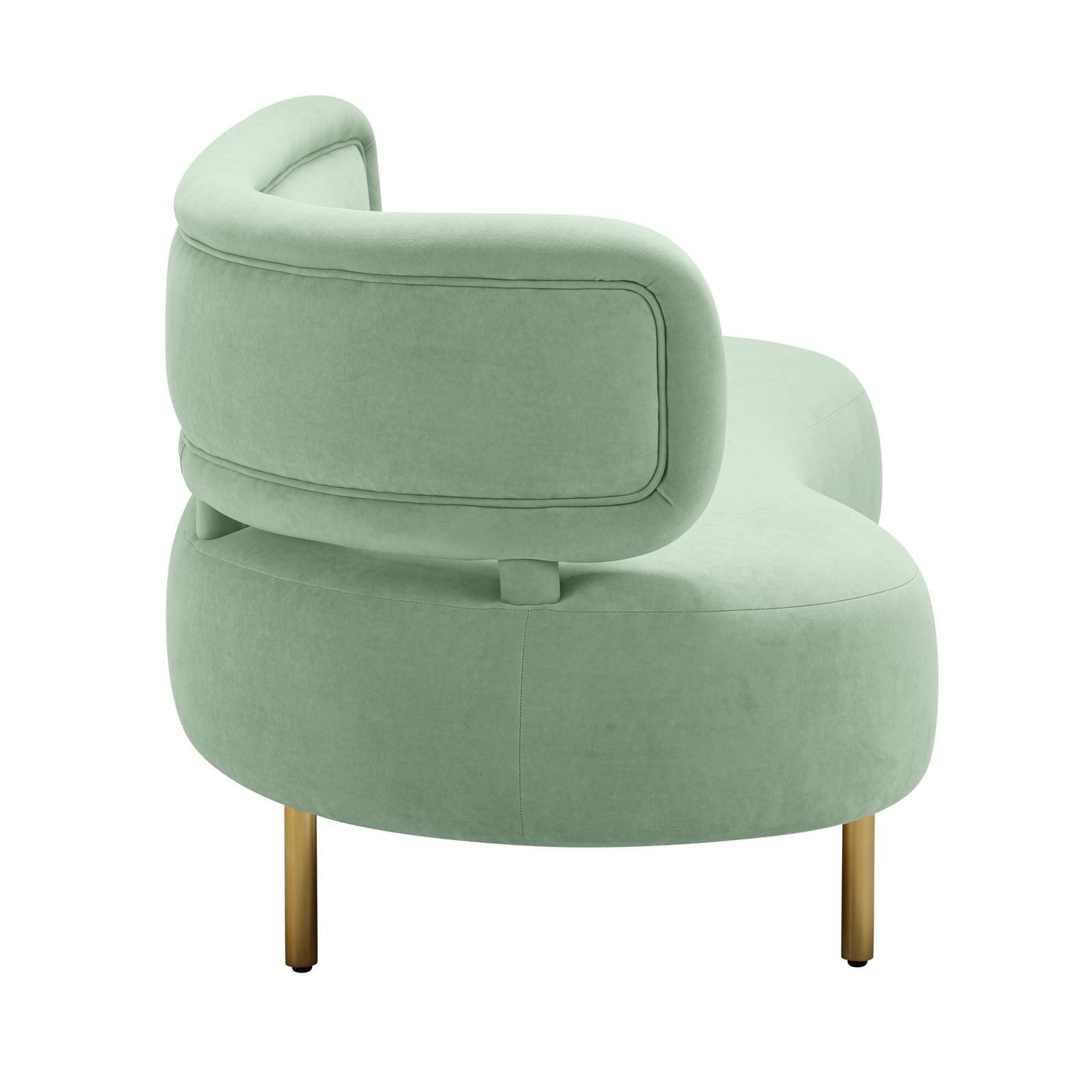 TOV Furniture Tischa Velvet Sofa