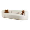 TOV Furniture Fickle Cream Boucle 2-Piece Modular Sofa